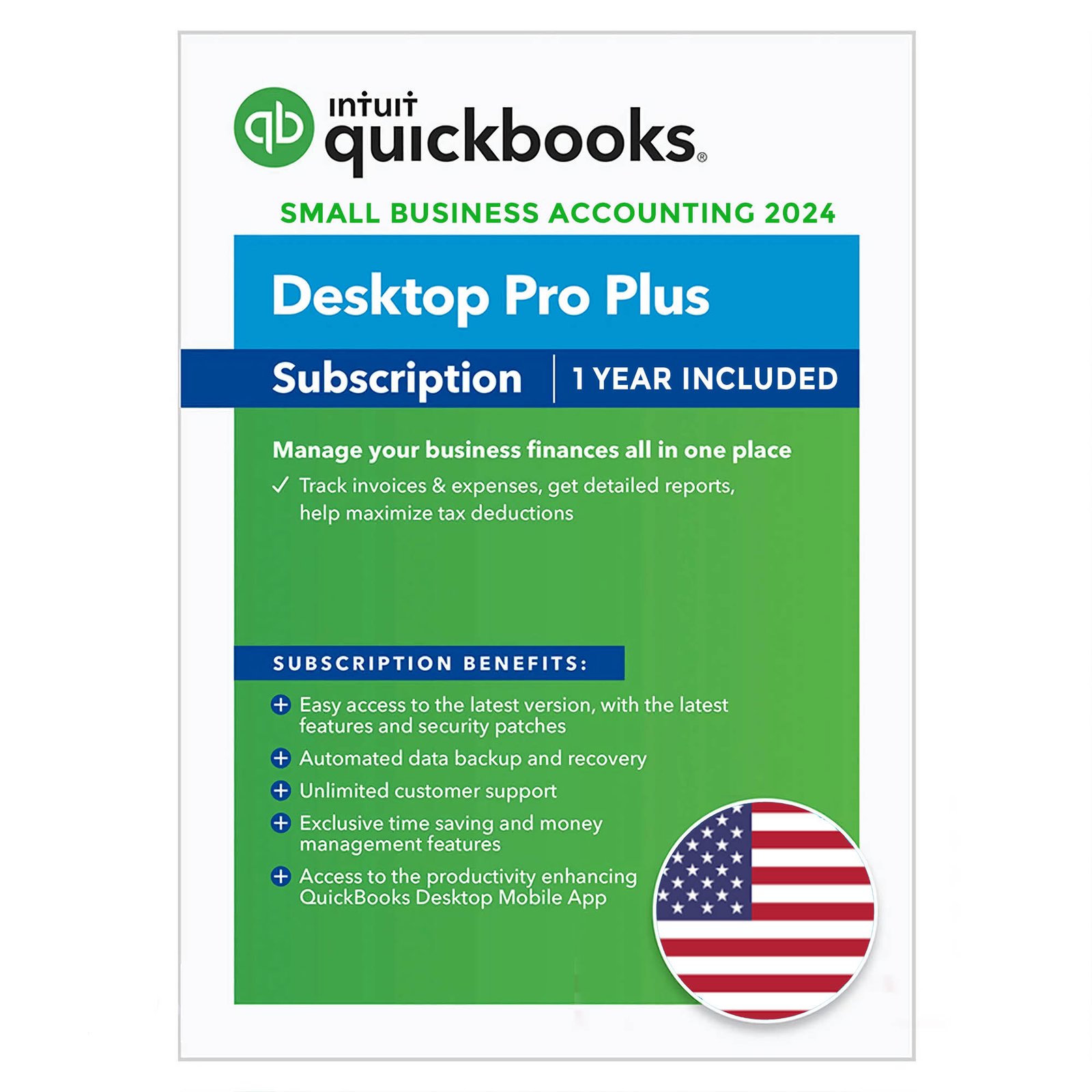 Quickbooks Desktop Pro Plus 2024 1 Year Subscription